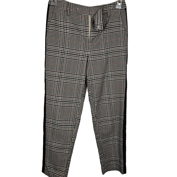 Womens Punk Casual Office Business Corpcore Fall Preppy Black/White Red Plaid 6 - Picture 3 of 13